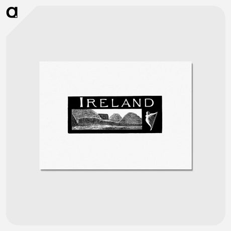 アートポストカード-Ireland from The World: Round It and Over It
 - 大英図書館 Postcard.