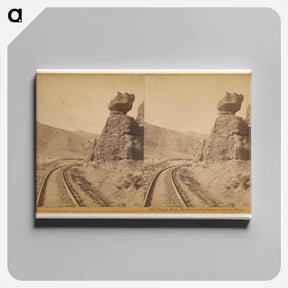 アートパネル-Pulpit Rock, Mouth of Echo Canyon
 - エドワード マイブリッジ Canvas.
