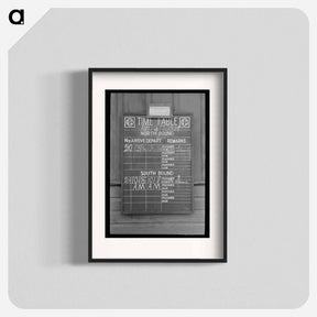アートポスター-Santa Fe Railroad Station, San Augustine, Texas
 - ラッセル リー Poster.