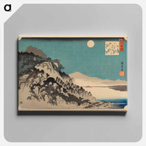 アートパネル-Syksyinen kuutamo ishiyamalla
 - 歌川 広重 Canvas.
