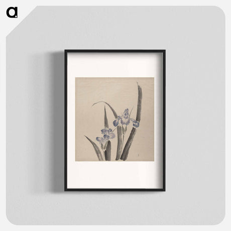 アートポスター-Orchid Flower - 葛飾 北斎 Poster.