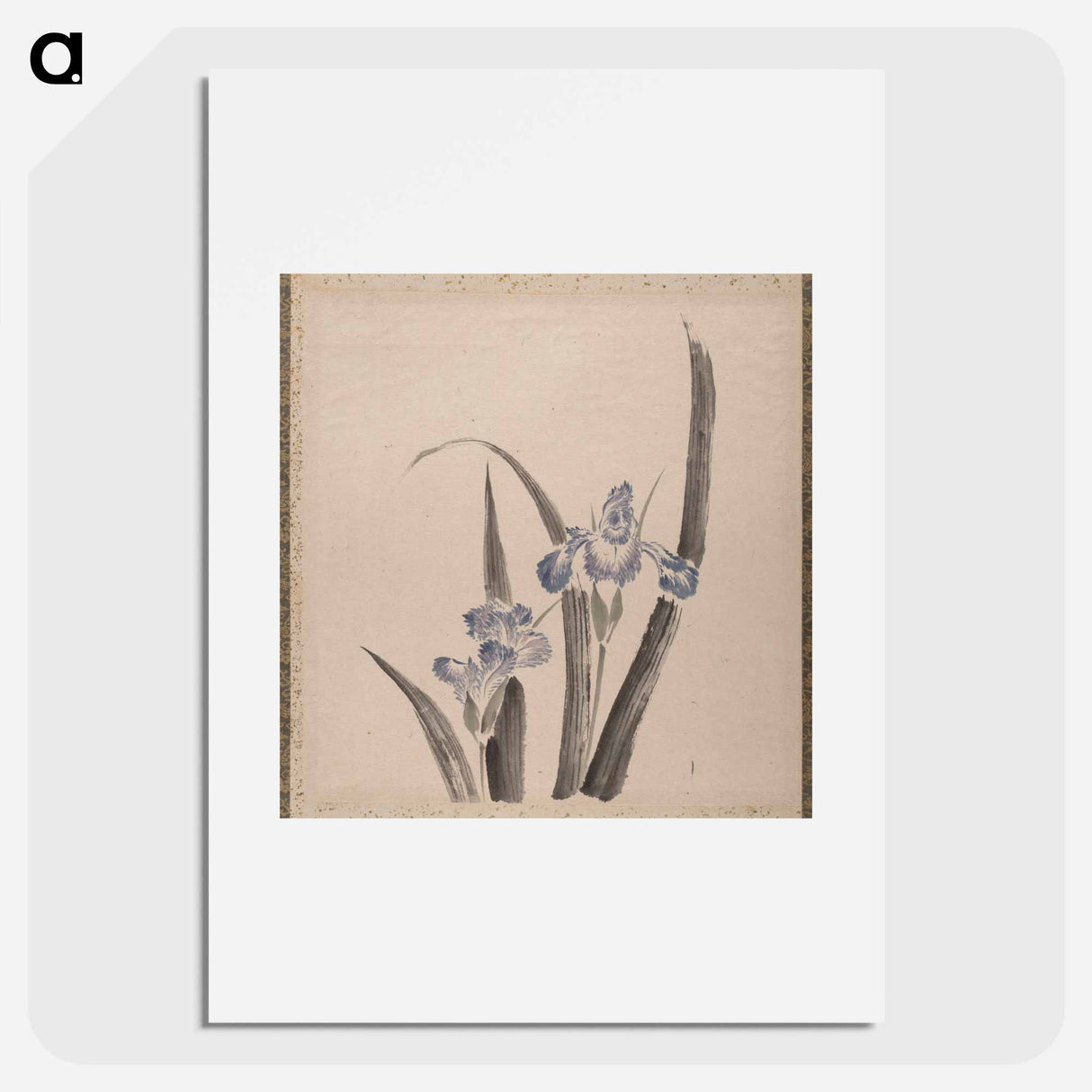 Orchid Flower - 葛飾 北斎 Poster.