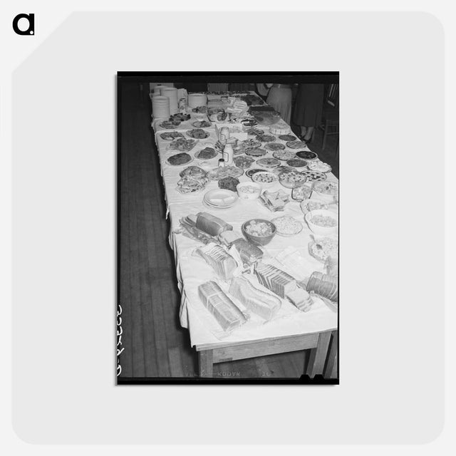 アートポストカード-Eufaula Buffet
 - ラッセル リー Postcard.
