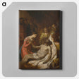 アートパネル-Study of the Lamentation on the Dead Christ
 - イェール大学アートギャラリー Canvas.