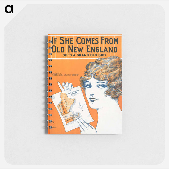 アートメモ帳-If She Comes From Old New England
 - ボストン公共図書館 Memo.