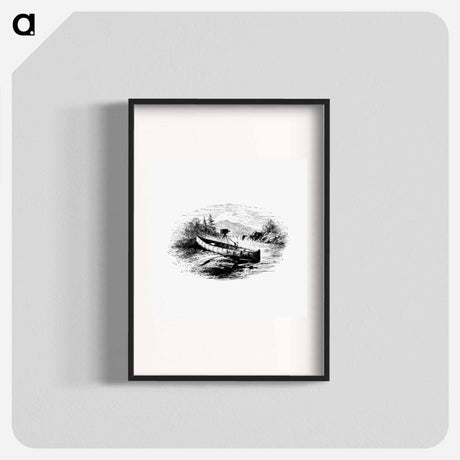 アートポスター-Canoe and a Camera: A Tour Through the Maine Forests
 - 大英図書館 Poster.