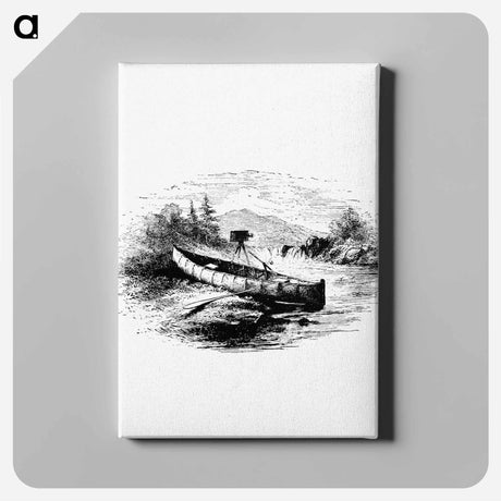 アートパネル-Canoe and a Camera: A Tour Through the Maine Forests
 - 大英図書館 Canvas.