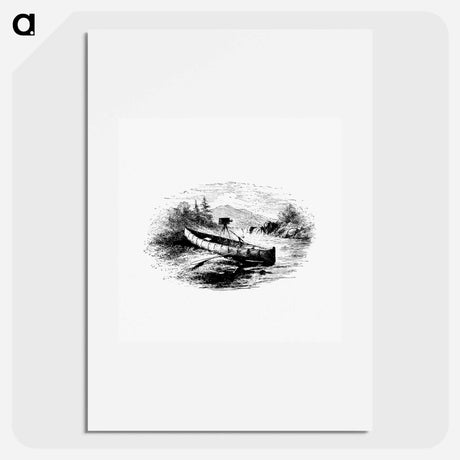 アートポスター-Canoe and a Camera: A Tour Through the Maine Forests
 - 大英図書館 Poster.