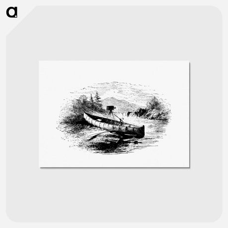 アートポストカード-Canoe and a Camera: A Tour Through the Maine Forests
 - 大英図書館 Postcard.