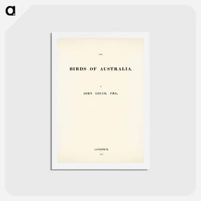 アートポストカード-Birds of Australia
 - ジョン グールド Postcard.