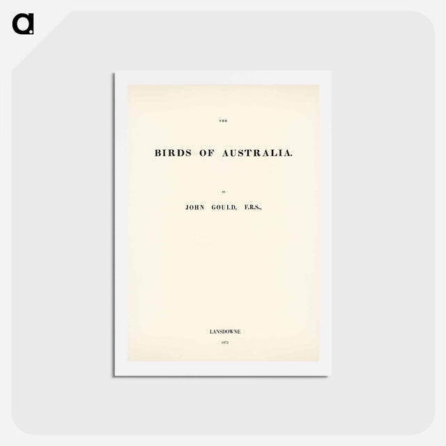 アートポストカード-Birds of Australia
 - ジョン グールド Postcard.