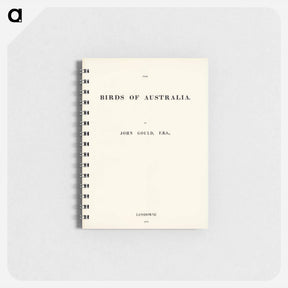 アートメモ帳-Birds of Australia
 - ジョン グールド Memo.