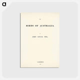 アートポストカード-Birds of Australia
 - ジョン グールド Postcard.
