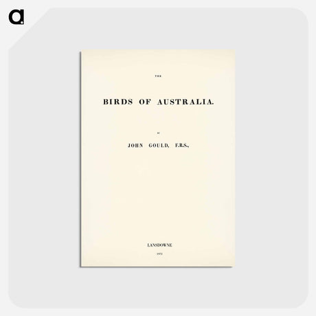 アートポストカード-Birds of Australia
 - ジョン グールド Postcard.