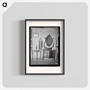 アートポスター-Bedroom in Loghouse
 - ラッセル リー Poster.