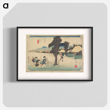 Minakuchi, Famous Gourd Ribbons
 - 歌川 広重 Poster.