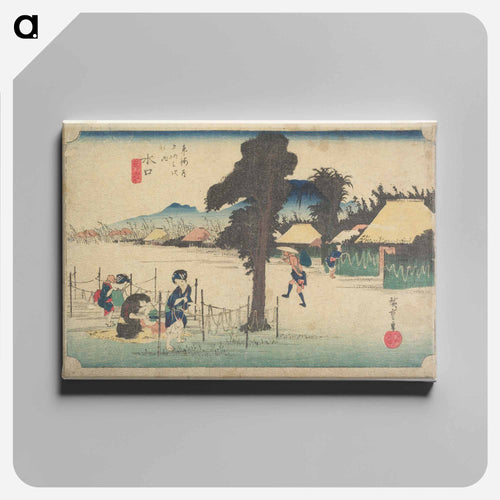 Minakuchi, Famous Gourd Ribbons
 - 歌川 広重 Canvas.