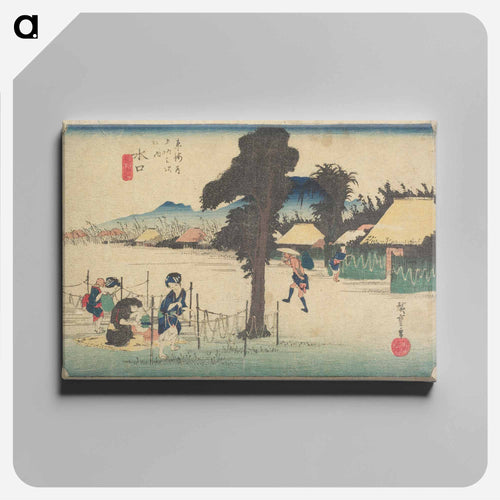 Minakuchi, Famous Gourd Ribbons
 - 歌川 広重 Canvas.