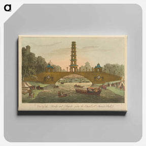 アートパネル-View of the Bridge and Pagoda from the Canal, St. James's Park
 - イェール大学アートギャラリー Canvas.