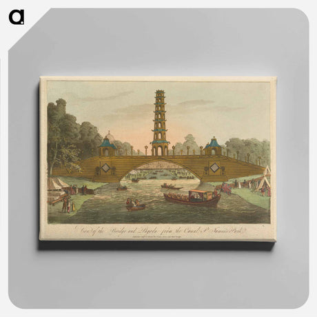 アートパネル-View of the Bridge and Pagoda from the Canal, St. James's Park
 - イェール大学アートギャラリー Canvas.