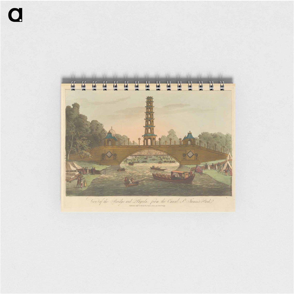 アートメモ帳-View of the Bridge and Pagoda from the Canal, St. James's Park
 - イェール大学アートギャラリー Memo.