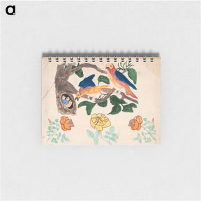 アートメモ帳-Three Roses and Bird's Family
 - バーンズ・コレクション Memo.