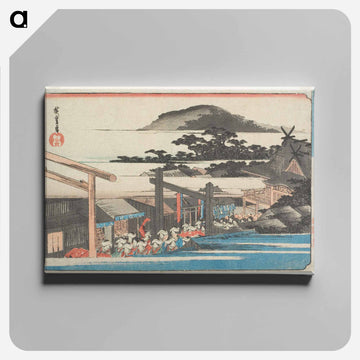 Precincts of the Shiba Shinmei Shrine
 - 歌川 広重 Canvas.