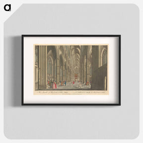 アートポスター-The Inside of Westminster Abby
 - イェール大学アートギャラリー Poster.