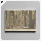 アートパネル-The Inside of Westminster Abby
 - イェール大学アートギャラリー Canvas.