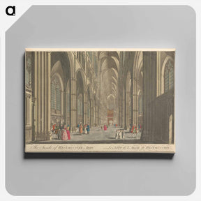 アートパネル-The Inside of Westminster Abby
 - イェール大学アートギャラリー Canvas.