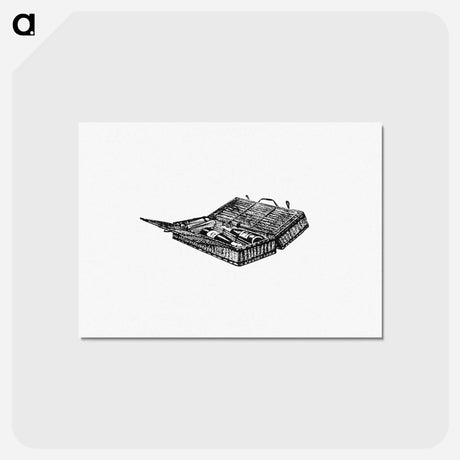 アートポストカード-London Picnic Basket and Directory
 - 大英図書館 Postcard.