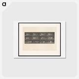 アートポストカード-Dogs Fighting Over Cloth
 - エドワード マイブリッジ Postcard.