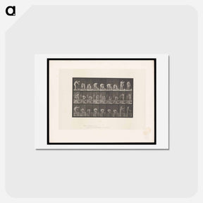 アートポストカード-Bricklayer
 - エドワード マイブリッジ Postcard.