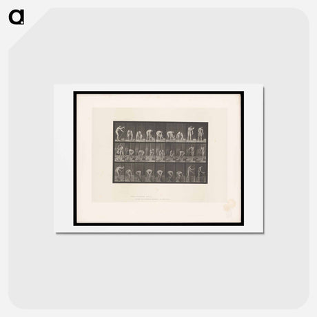 アートポストカード-Bricklayer
 - エドワード マイブリッジ Postcard.
