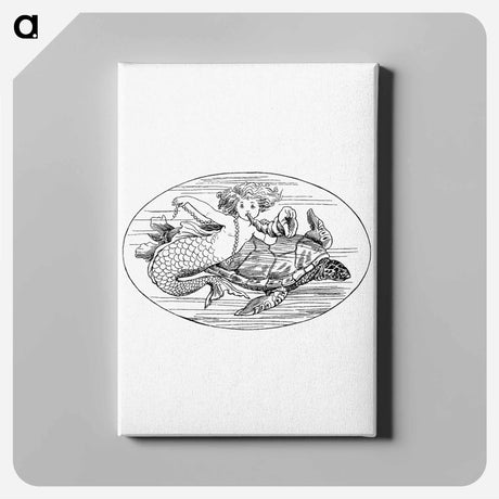 アートパネル-Mermaid from The Story Of The Mermaiden
 - 大英図書館 Canvas.