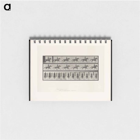 アートメモ帳-Man on Horse
 - エドワード マイブリッジ Memo.