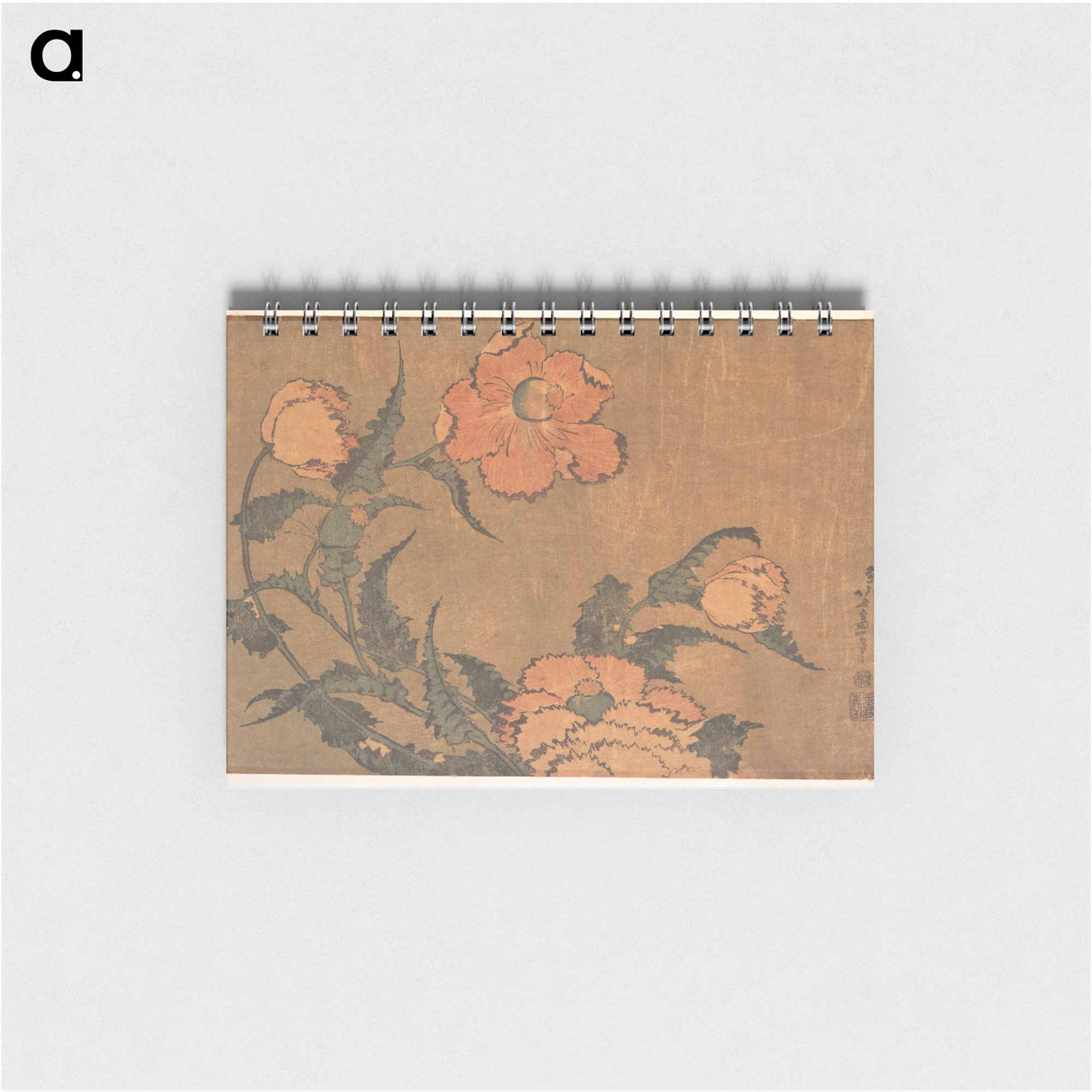 Poppies in the Wind - 葛飾 北斎 Memo.