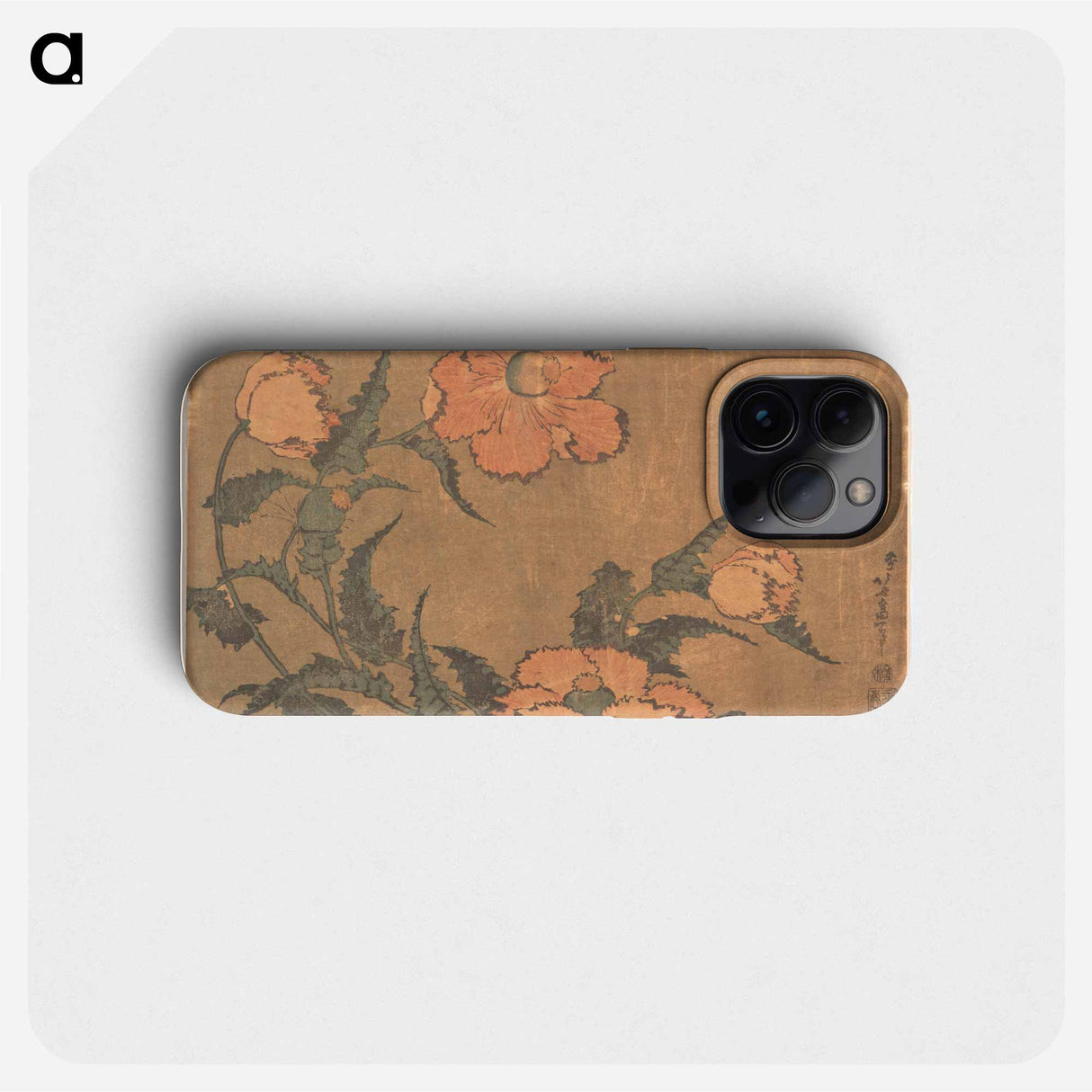 Poppies in the Wind - 葛飾 北斎 Phone Case.