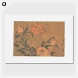 Poppies in the Wind - Katsushika Hokusai Poster.