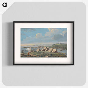 アートポスター-Views of Montreal and Louisburg: A View of Louisburg in North America taken near the Light House when that city was beseiged in 1758
 - イェール大学アートギャラリー Poster.
