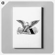 アートパネル-Eagle on a Shield from Philadelphia
 - 大英図書館 Canvas.