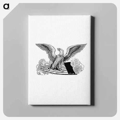 アートパネル-Eagle on a Shield from Philadelphia
 - 大英図書館 Canvas.