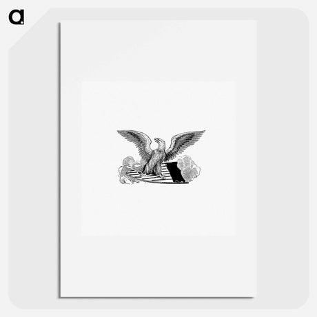 アートポスター-Eagle on a Shield from Philadelphia
 - 大英図書館 Poster.