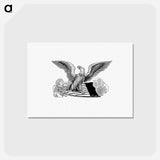 アートポストカード-Eagle on a Shield from Philadelphia
 - 大英図書館 Postcard.