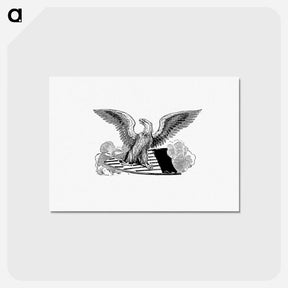 アートポストカード-Eagle on a Shield from Philadelphia
 - 大英図書館 Postcard.