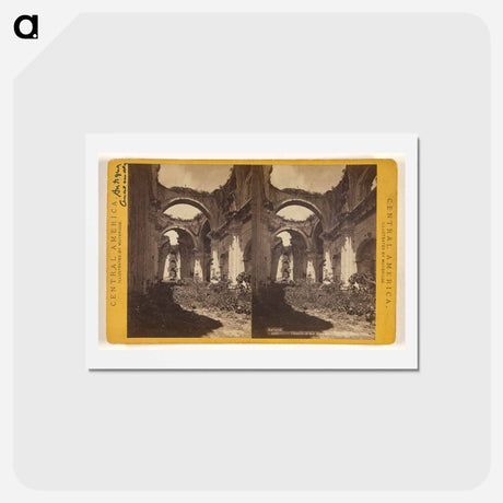 アートポストカード-Church of San Francisco, Antigua
 - エドワード マイブリッジ Postcard.