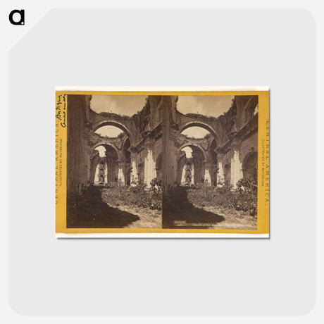 アートポストカード-Church of San Francisco, Antigua
 - エドワード マイブリッジ Postcard.