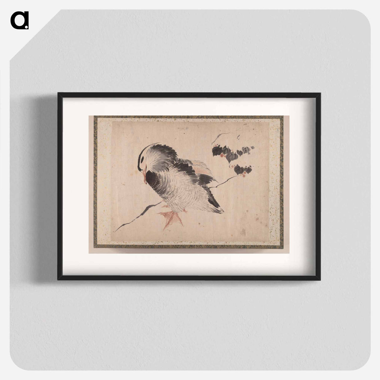 Japanese bird, Album of Sketches - Katsushika Hokusai Poster.