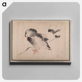アートパネル-Japanese bird, Album of Sketches - 葛飾 北斎 Canvas.