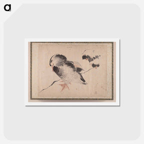 アートポストカード-Japanese bird, Album of Sketches - 葛飾 北斎 Postcard.